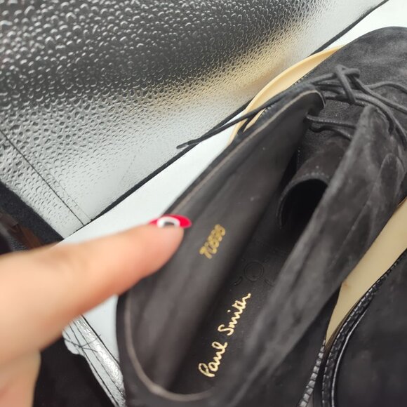 New Paul Smith ALEC? SUEDE CHUKKA BOOTS BLACK Size UK 11 US 12 EUR 45 Italy - Picture 9 of 14